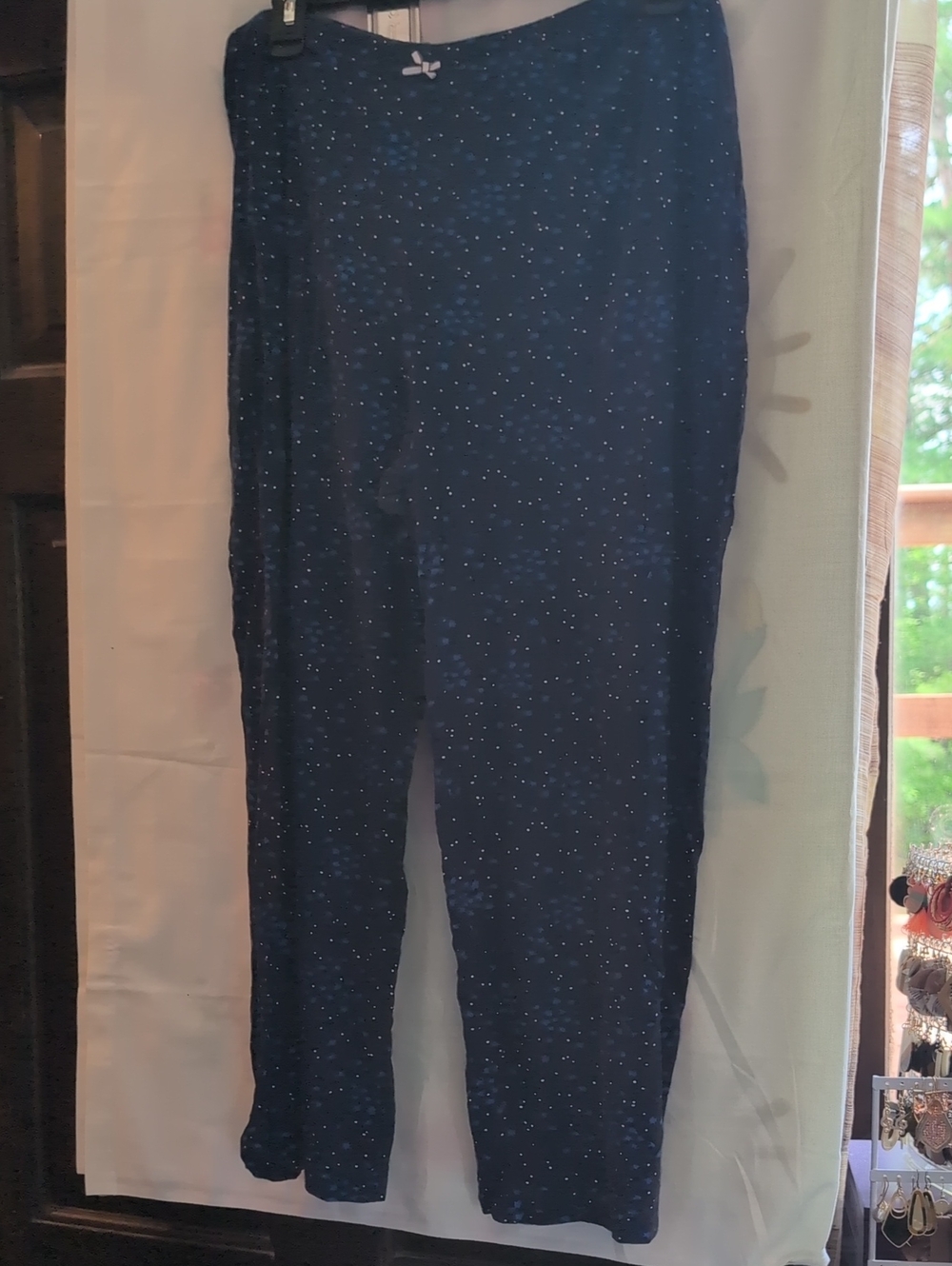 Simply Vera Vera Wang Navy Blue Polka Dot Pajama Pants